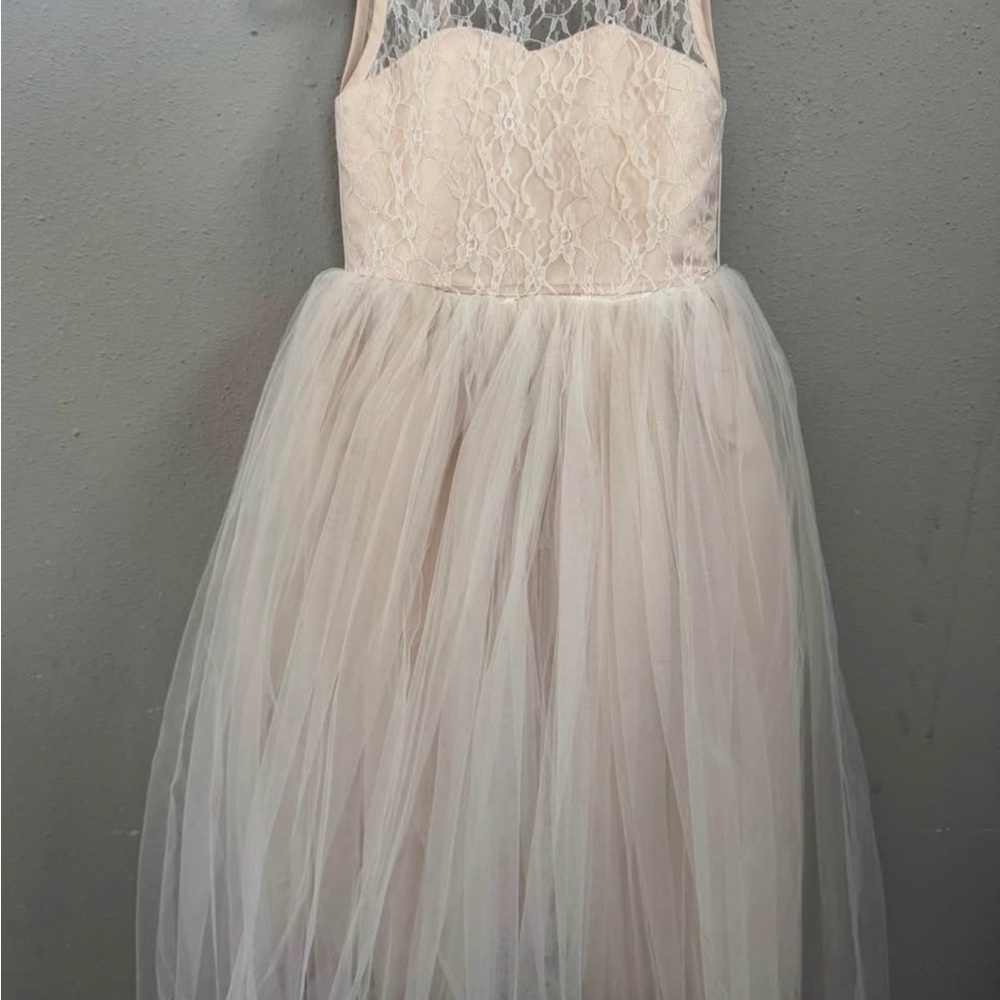 Rosebud Cream Lace Formal Kids Dress toddler 4